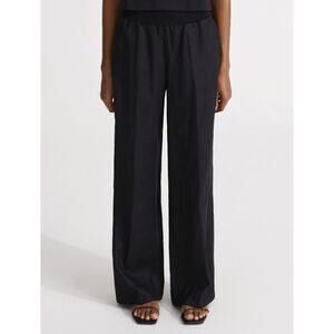 Stylein linen Spaleto Wide Leg Trousers pull on Size Small